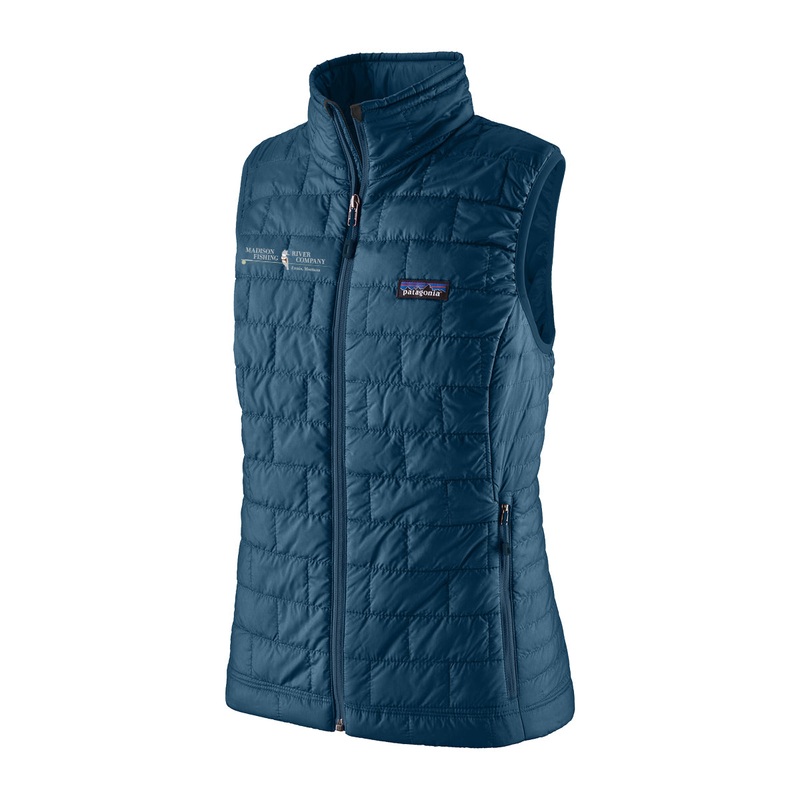 Patagonia MRFC Logo Womens Nano Puff Vest Lagom Blue