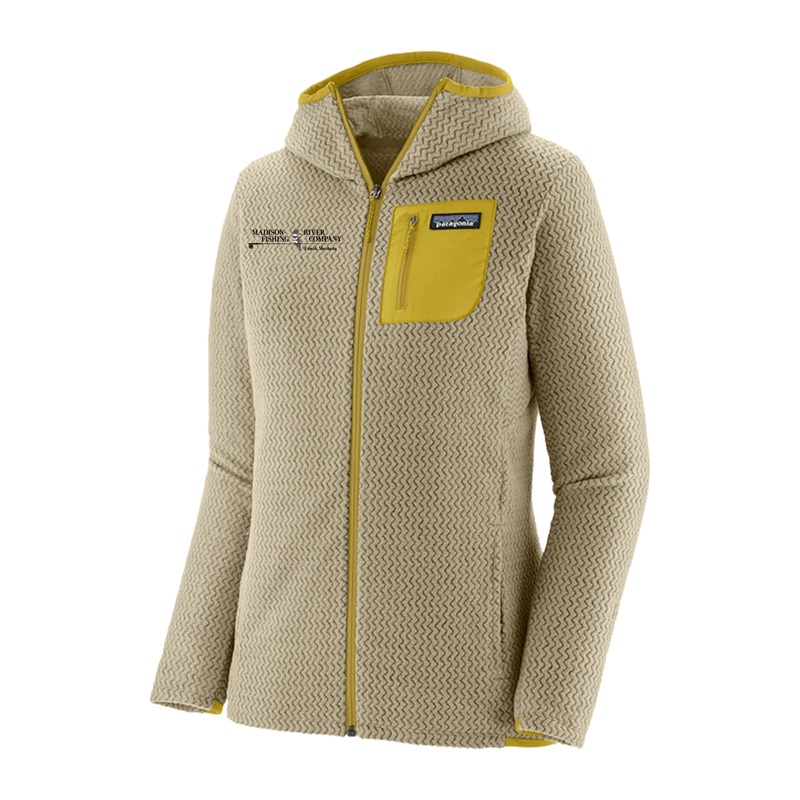 Patagonia MRFC Logo Womens R1 Air Full-Zip Hoody Buttercup Yellow