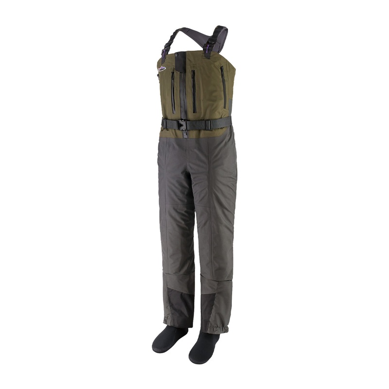 Patagonia Womens Swiftcurrent Expedition Zip Front Waders Basin Green