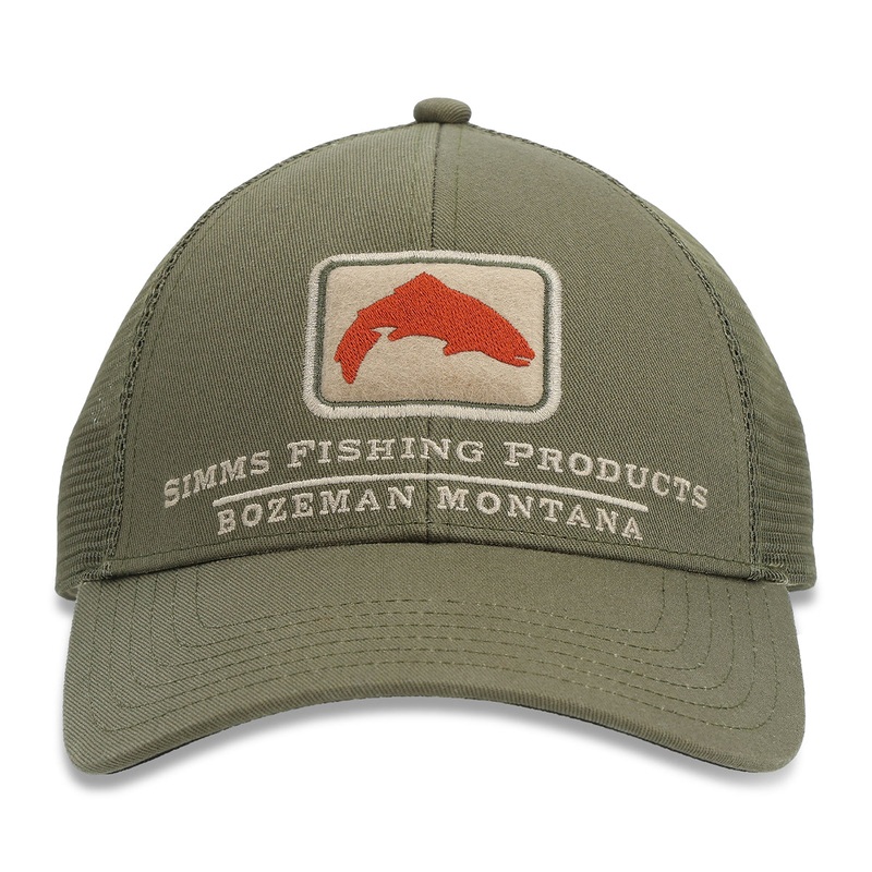 Simms Trout Trucker Icon Riffle Green