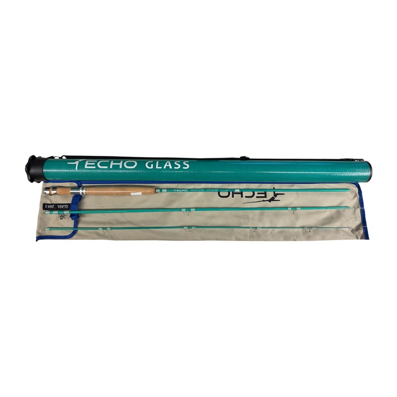 USED Echo River Glass Gorgeous Glacier Fly Rod 2wt – 6’9″ – 3pc