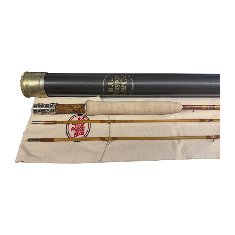 USED R.L. Winston Bamboo Cigar Grip Spalted Alder Reel Seat Fly Rod 4wt – 7’6″ – 2pc w/extra tip