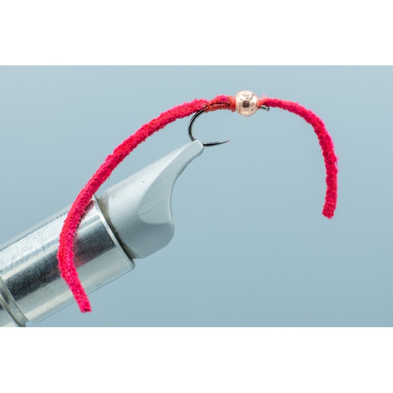 Weiss’ Secret Worm Red Barbless #12
