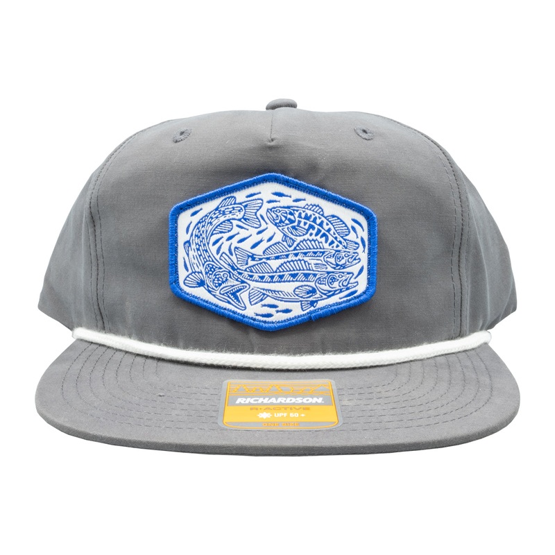 Casey Underwood Bait Ball Rope Hat Grey