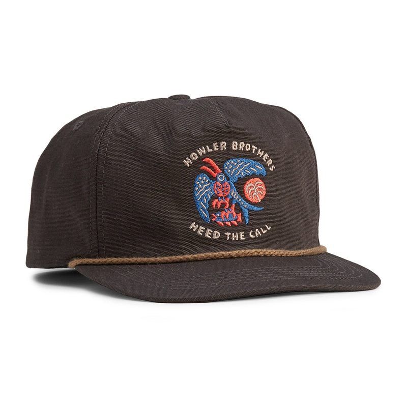 Howler Bros Unstructured Snapback Hats Frigate Antique Black