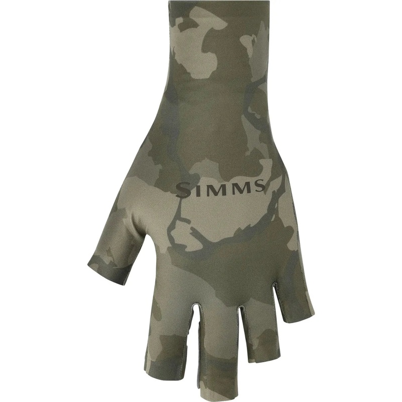 Simms SolarFlex SunGlove Regiment Camo Olive Drab