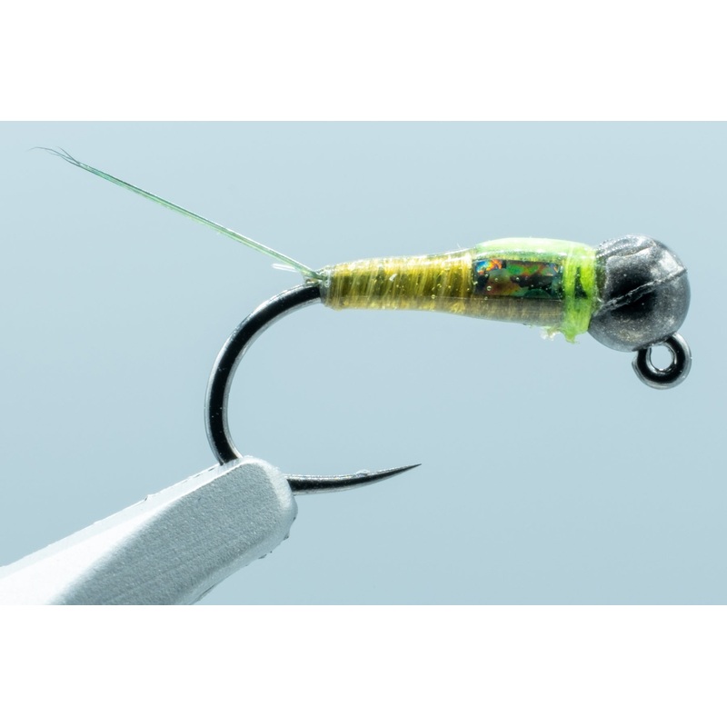 Barbless Jig Crack Back Bullet Olive