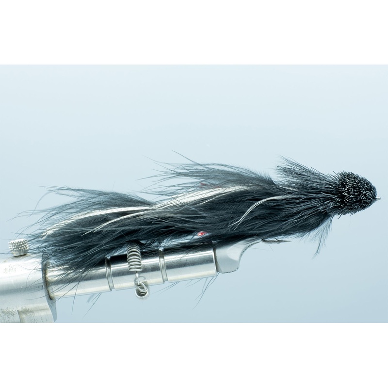 Galloup’s Articulated Fathead Black #2