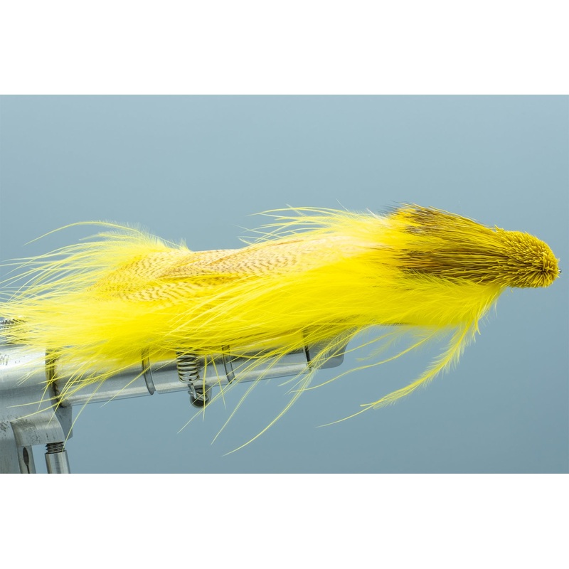 Galloup’s Articulated Fathead Yellow #2