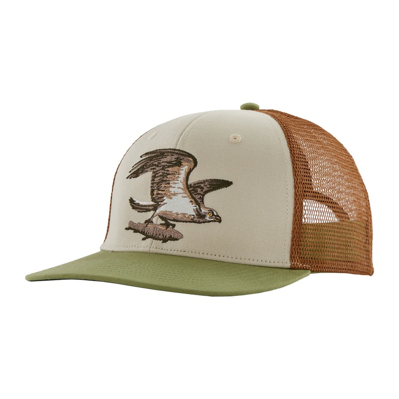 Patagonia Take a Stand Trucker Hat Stream Fed: Pumice