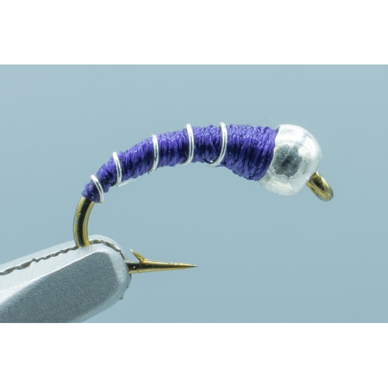 Zebra Midge Purple 1 Doz.