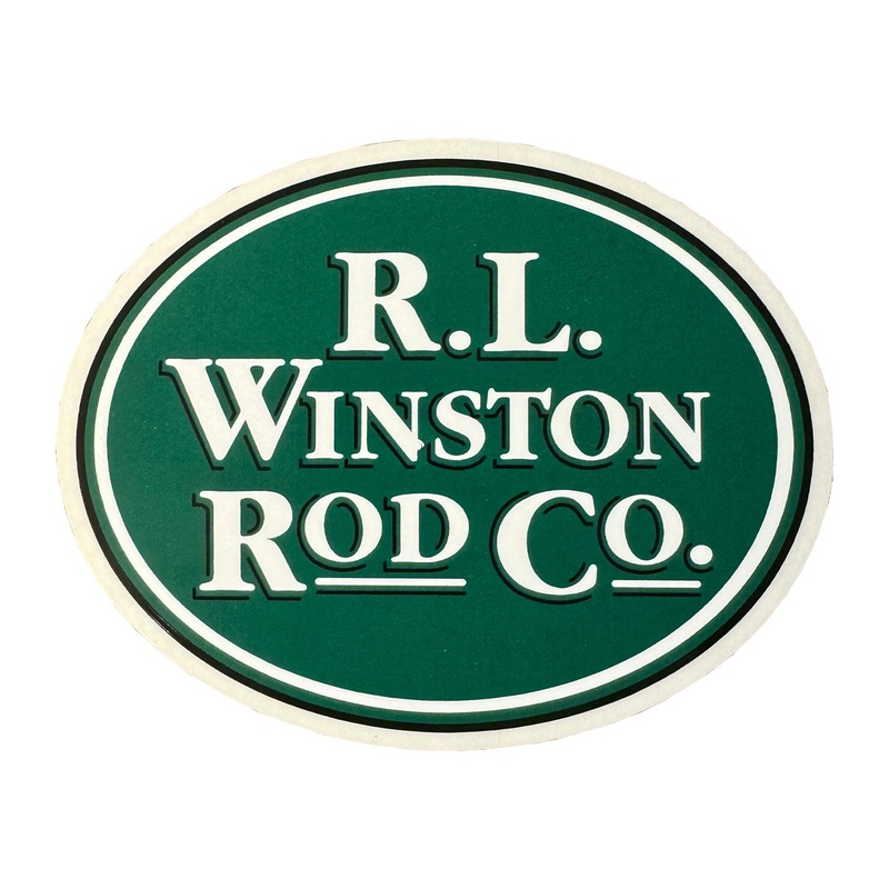 R.L. Winston Large Sticker Green 7″
