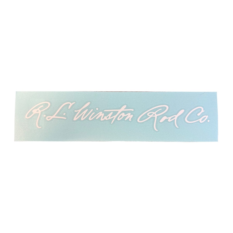 R.L. Winston Script Die Cut Sticker 12″