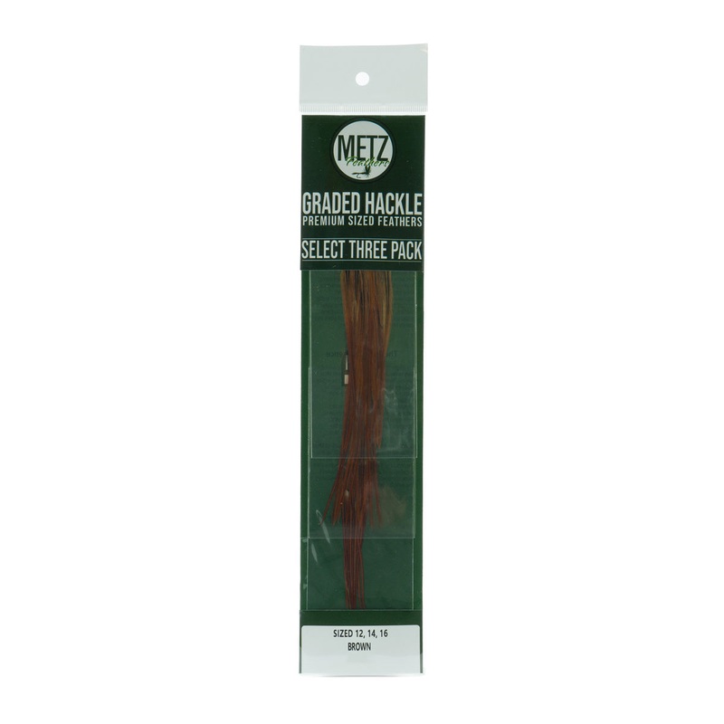 Umpqua Select Hackle Brown 3 Pack