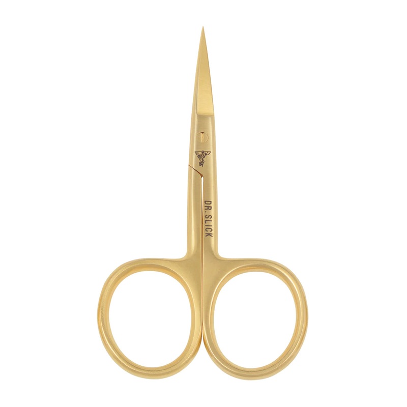 Dr. Slick El Dorado All Purpose Scissor 4″ 24 Karat Gold Plated Straight