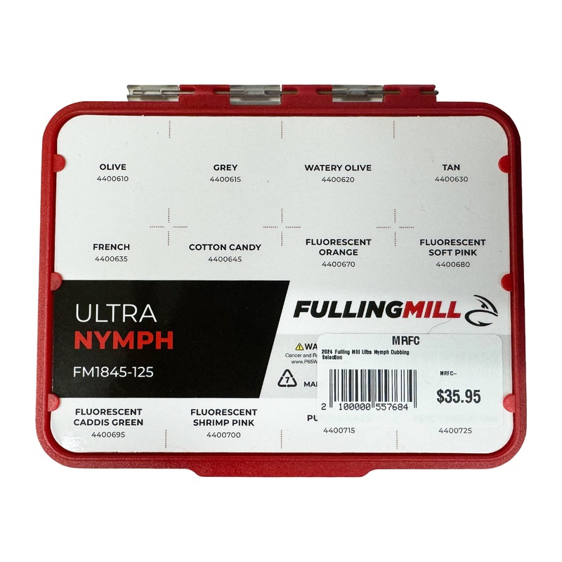 Fulling Mill Ultra Nymph Dubbing Selection
