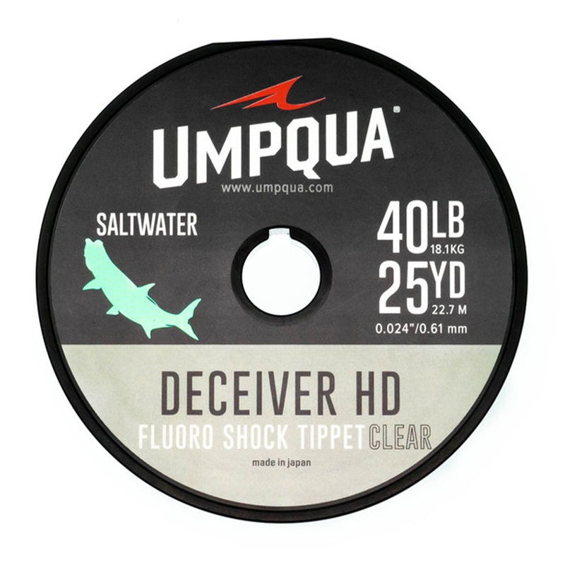Umpqua Deceiver HD Saltwater Shock Tippet Clear – 25yds