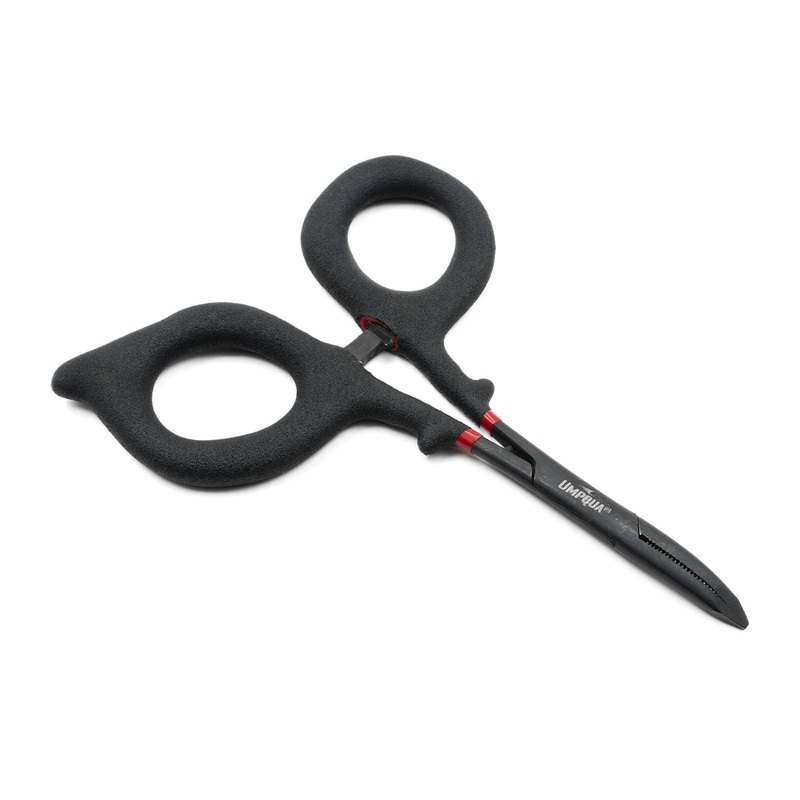 Umpqua Rivergrip Precision Series Hemo/Forcep 5″ Curved Black