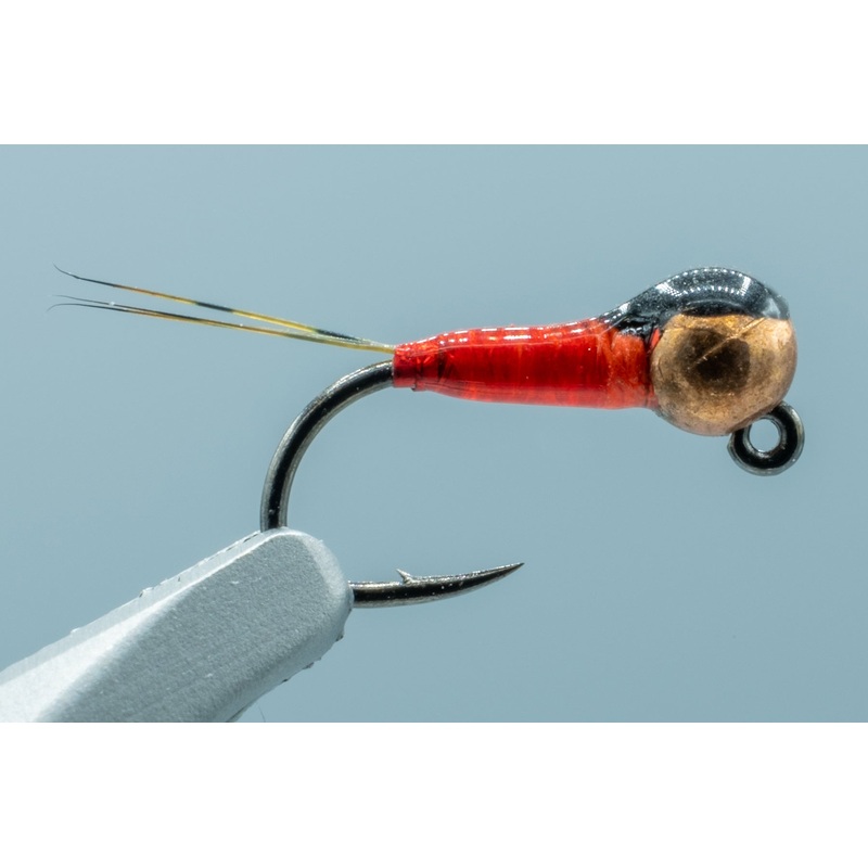 Jig Lucent Tag Perdigon Red/Red Ass #18 2.8mm