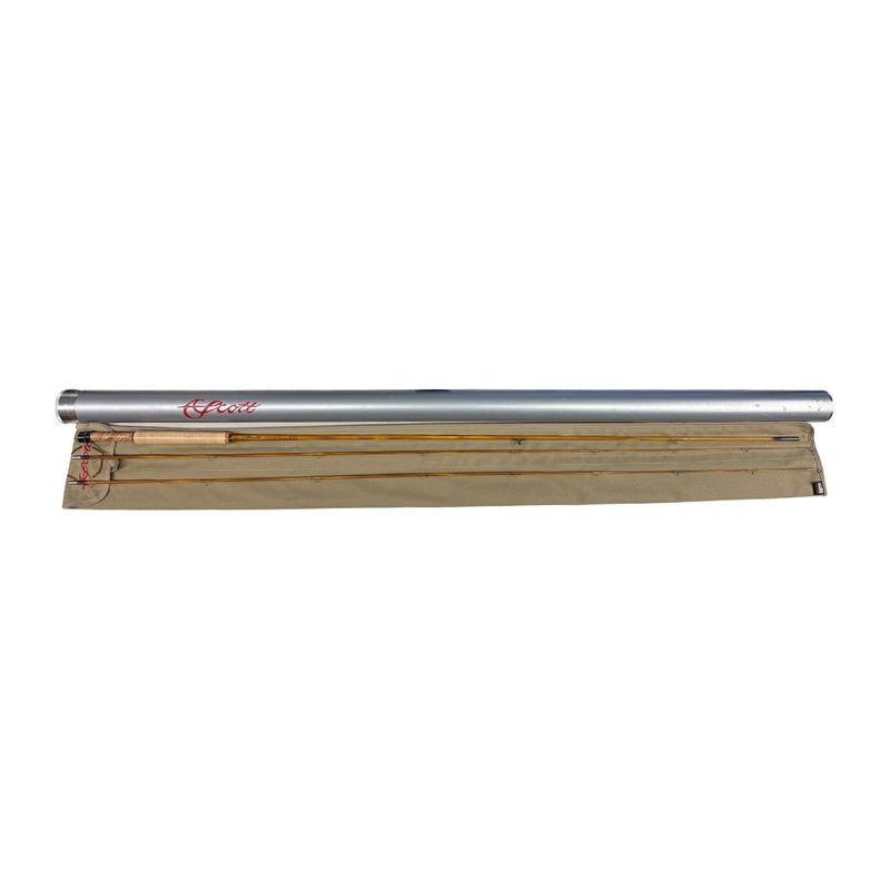 USED Scott (B. Ramanauskas) Bamboo Fly Rod 4wt – 7’5″ – 2pc w/2nd Tip #1231