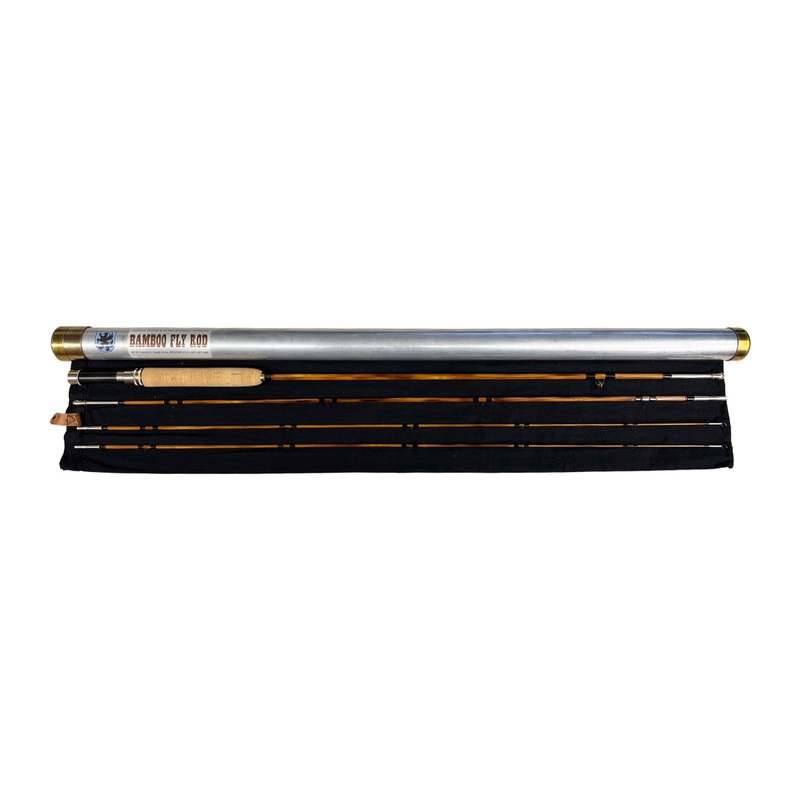 USED Tufts & Batson Bamboo Fly Rod 5wt – 8’0″ – 3pc w/2nd Tip