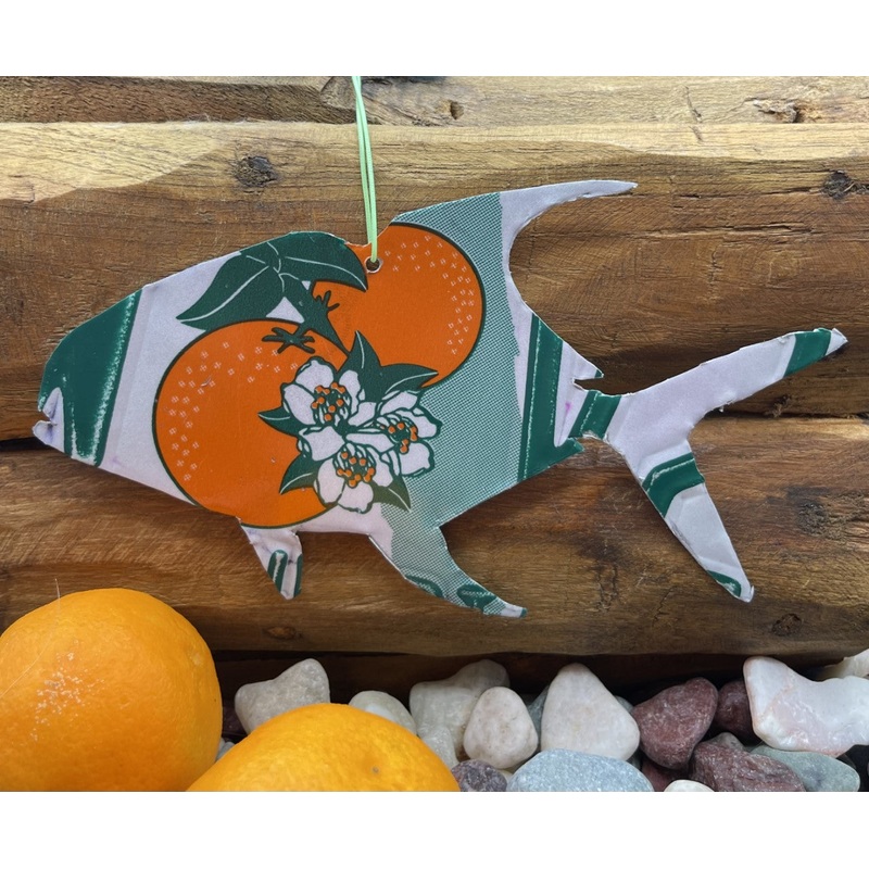 Florida Permit License Plate Christmas Ornament