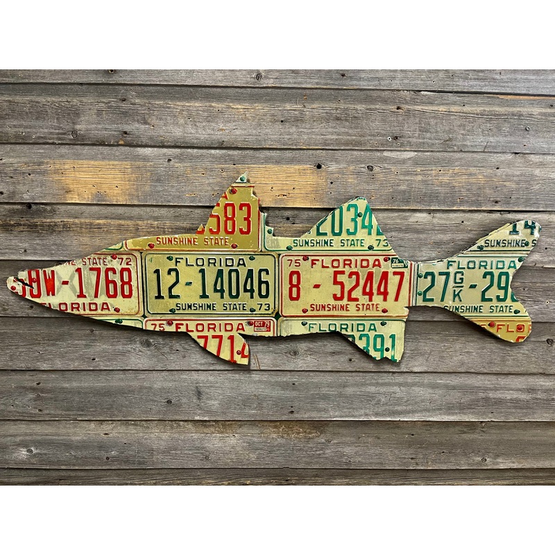Florida Snook License Plate Art
