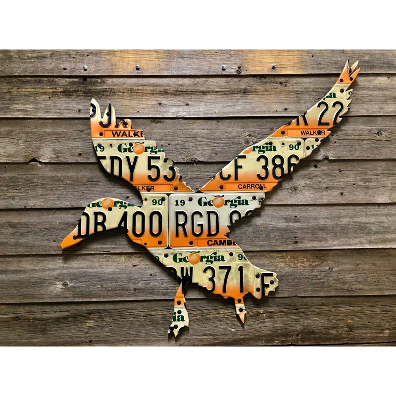 Georgia Duck License Plate Art