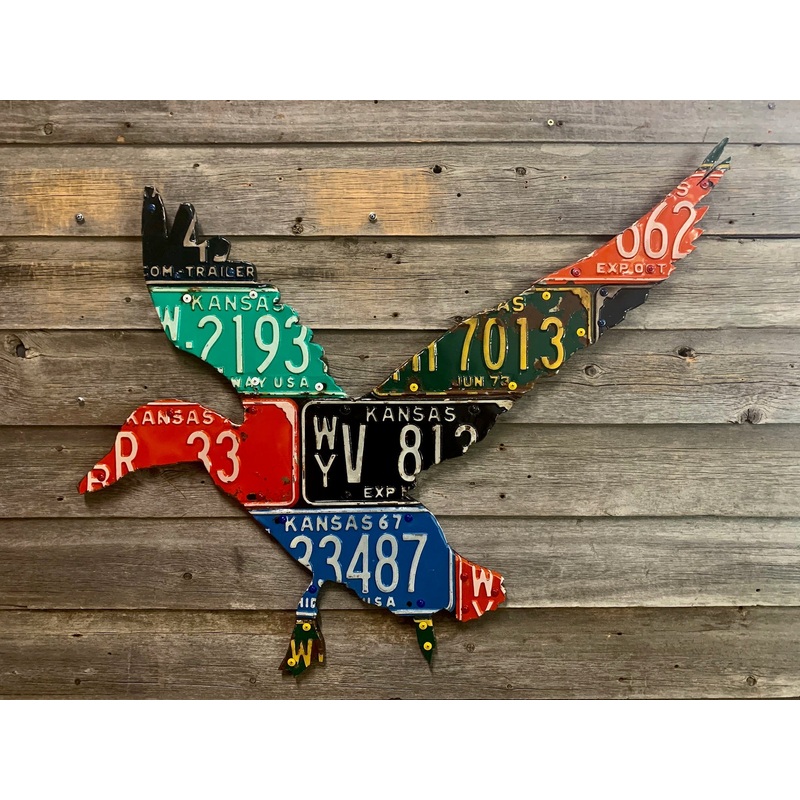 Kansas Duck License Plate Art