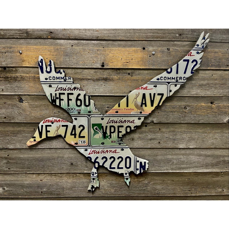 Louisiana Duck License Plate Art