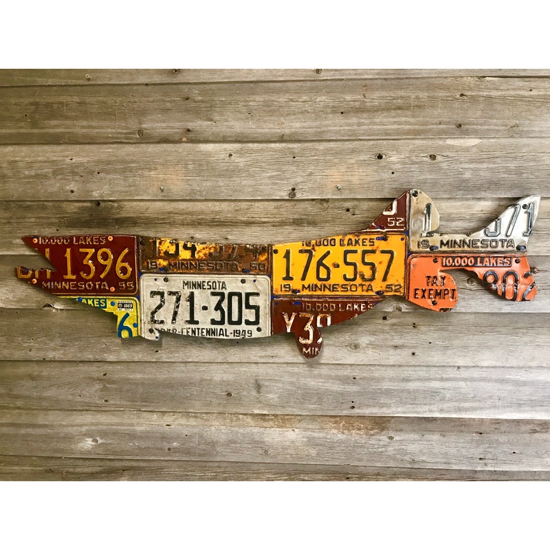 Minnesota Pike/Muskie License Plate Art