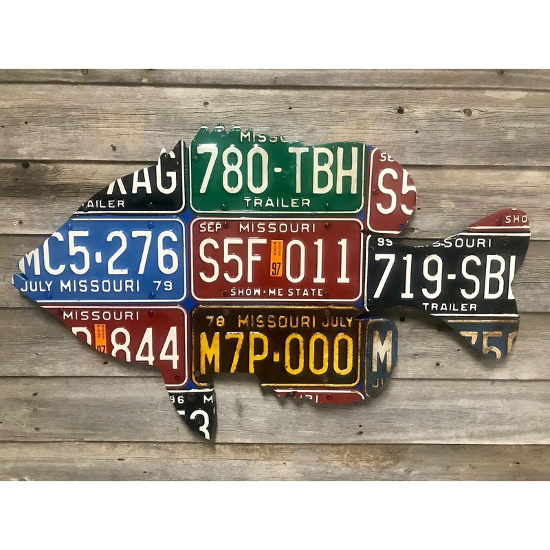 Missouri Sunfish License Plate Art