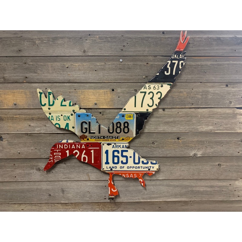 Mixed Midwestern Duck License Plate Art