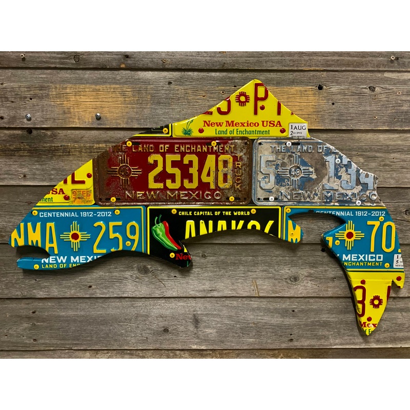 New Mexico Trout License Plate Art