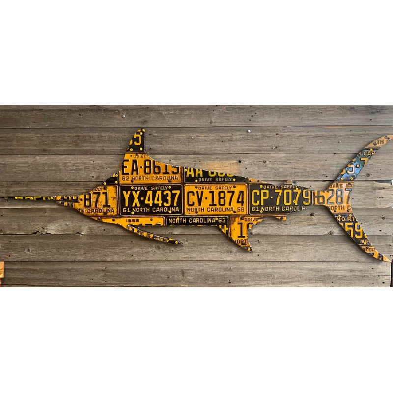 North Carolina Marlin License Plate Art