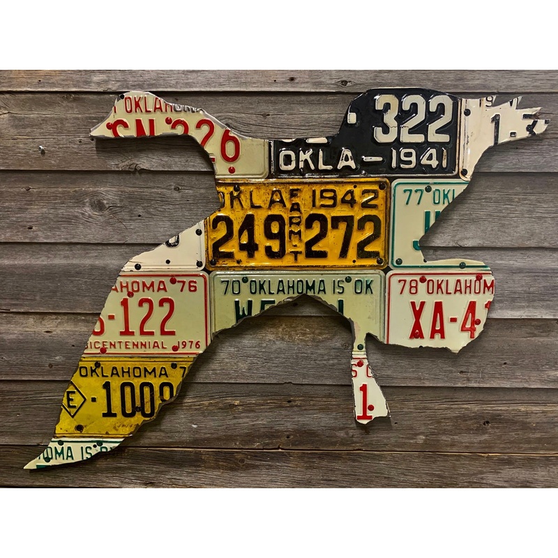 Oklahoma Goose License Plate Art