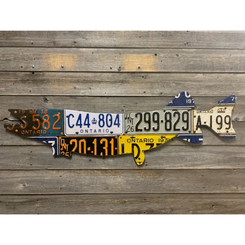 Ontario Pike/Muskie License Plate Art