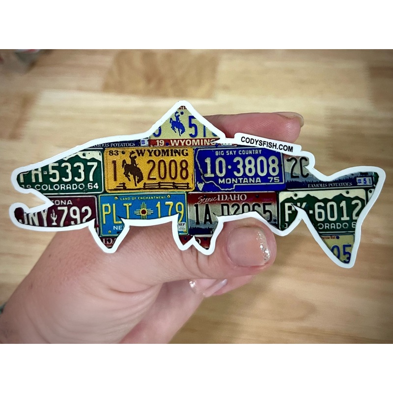 Rocky Mountain Brown Trout Sticker