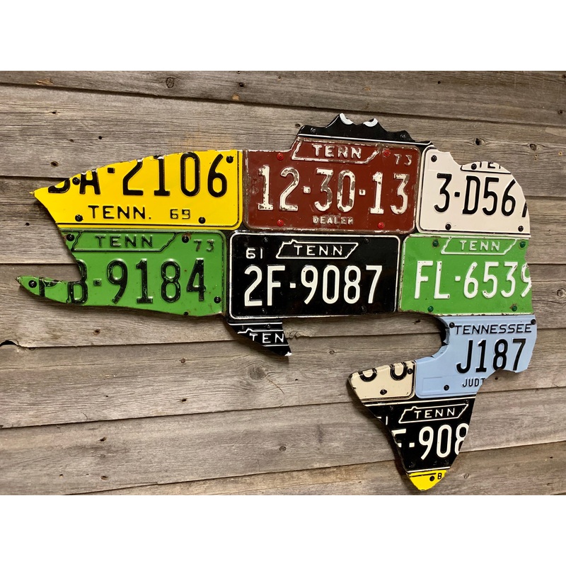 Tennessee Largemouth Bass License Plate Art
