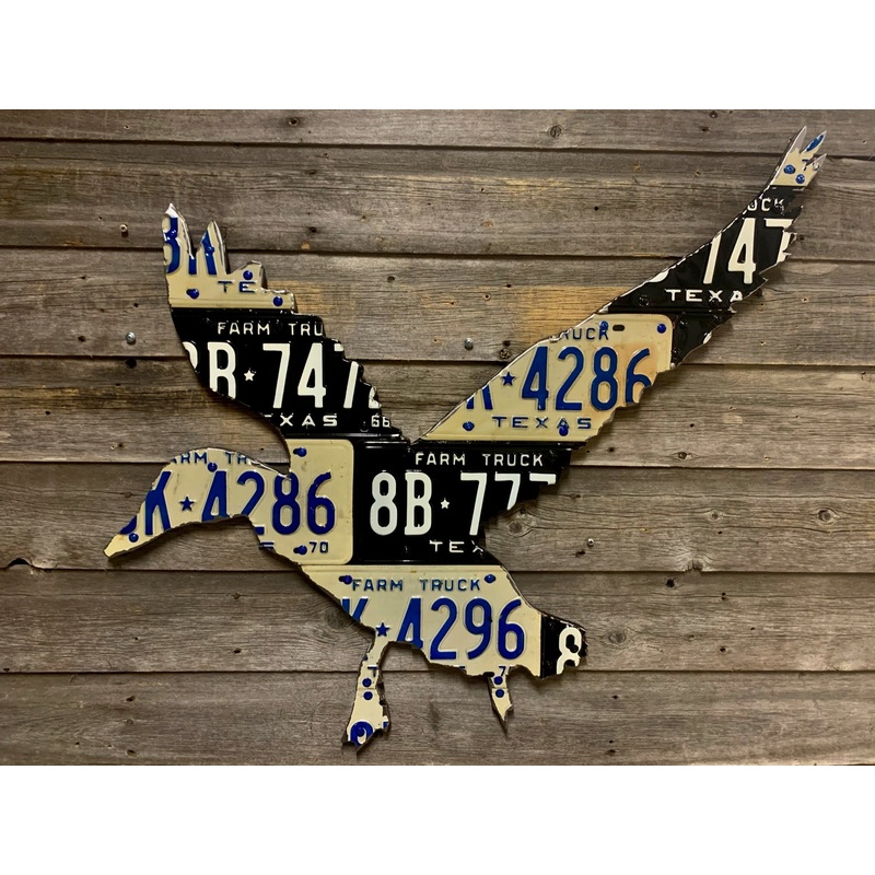 Texas Duck License Plate Art
