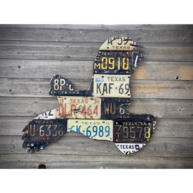 Texas Quail License Plate Art