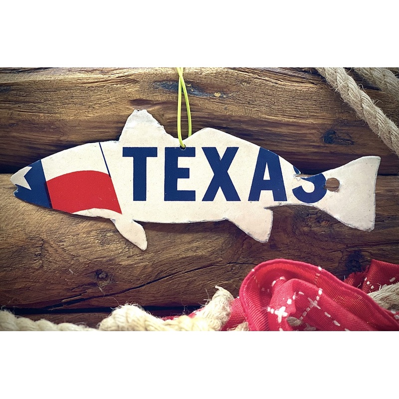 Texas Redfish Christmas Ornament
