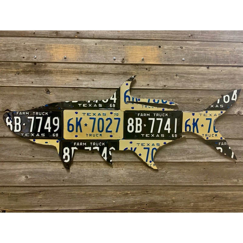 Texas Tarpon License Plate Art