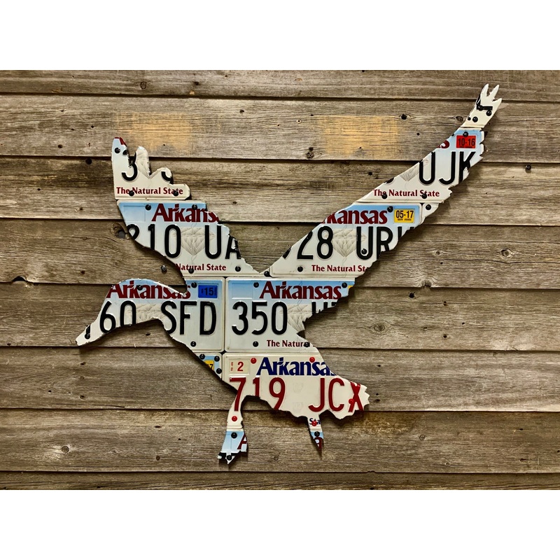 Arkansas Duck License Plate Art