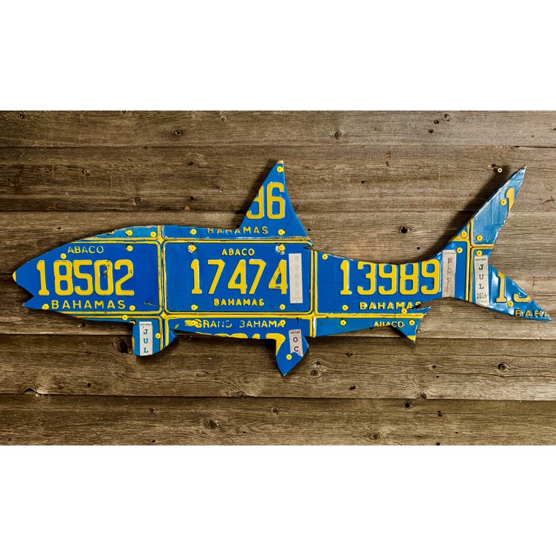 Bahamas Bonefish License Plate Art