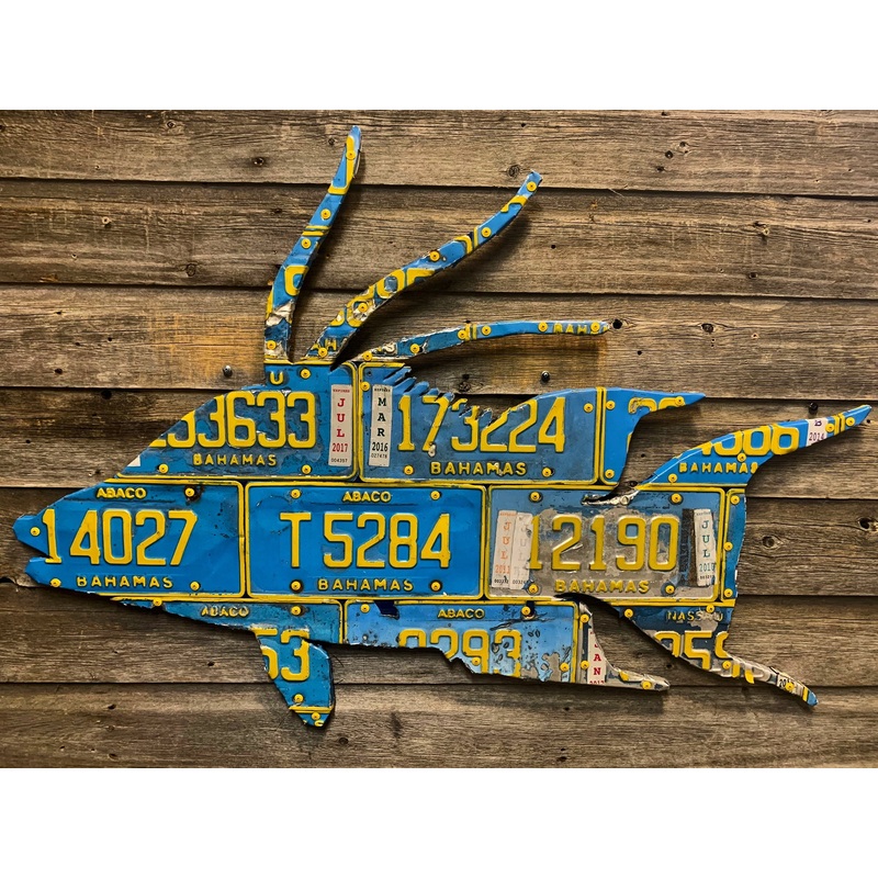 Bahamas Hogfish License Plate Art