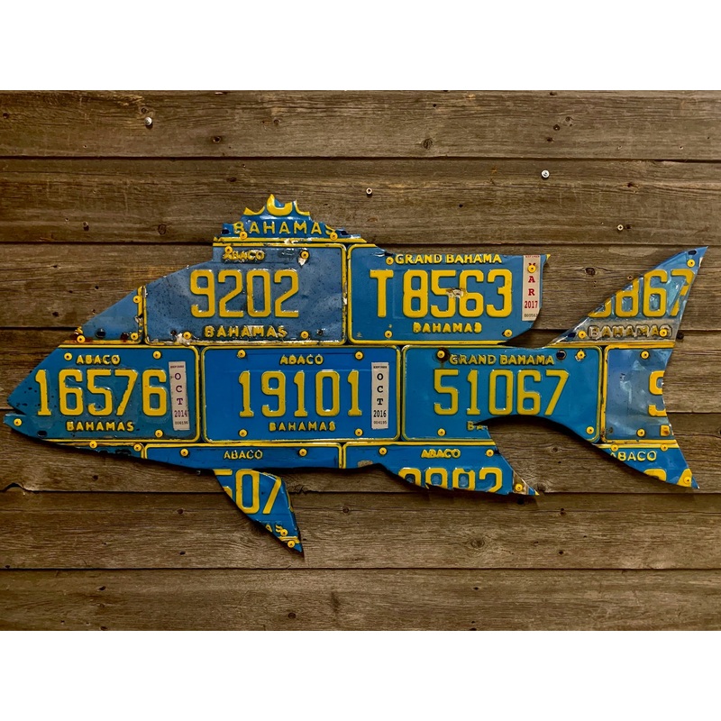 Bahamas Mutton Snapper License Plate Art