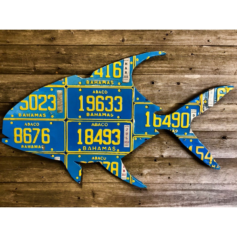 Bahamas Permit License Plate Art