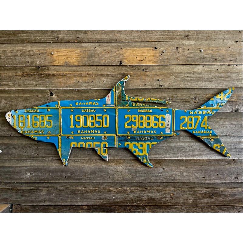 Bahamas Tarpon License Plate Art