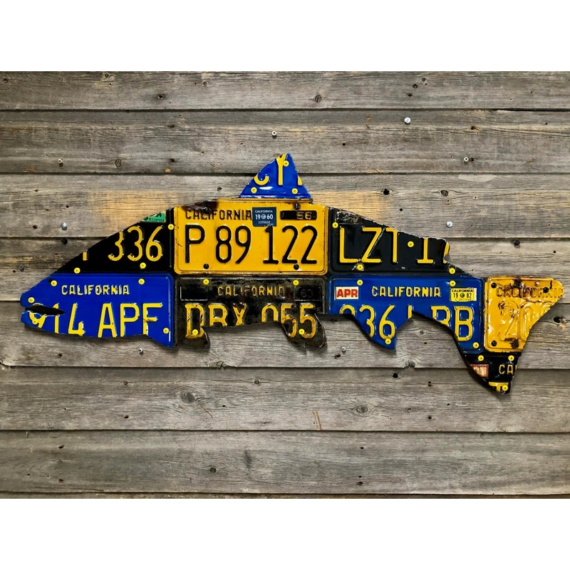 California Steelhead License Plate Art